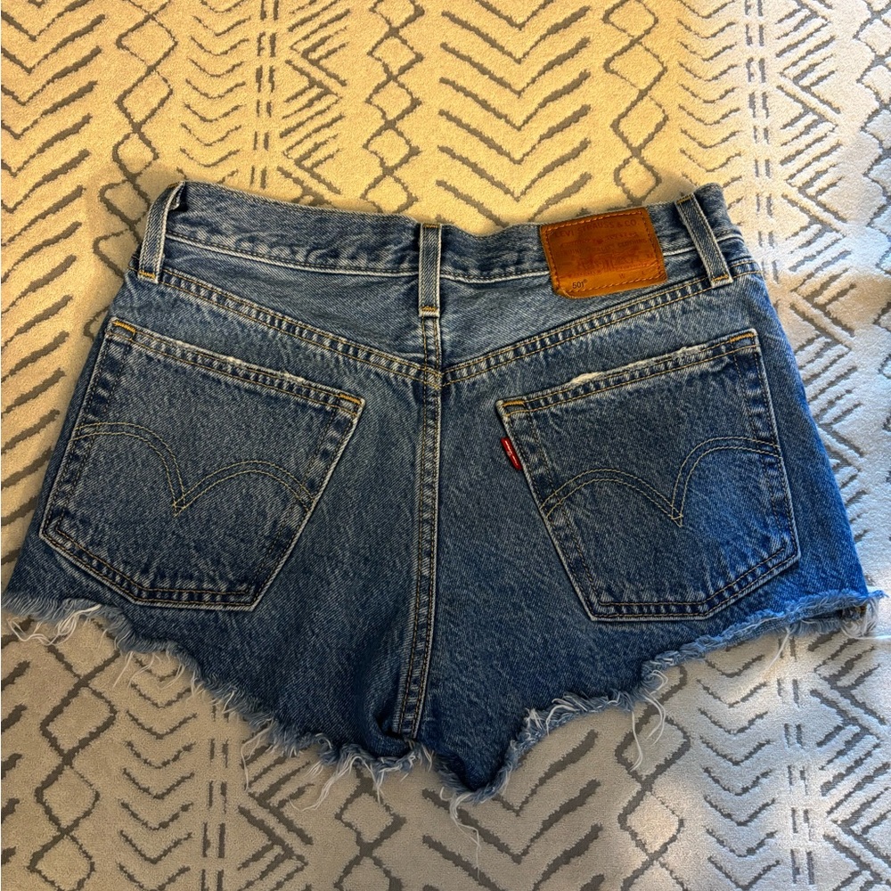 Levi's Women's Blue Denim Shorts